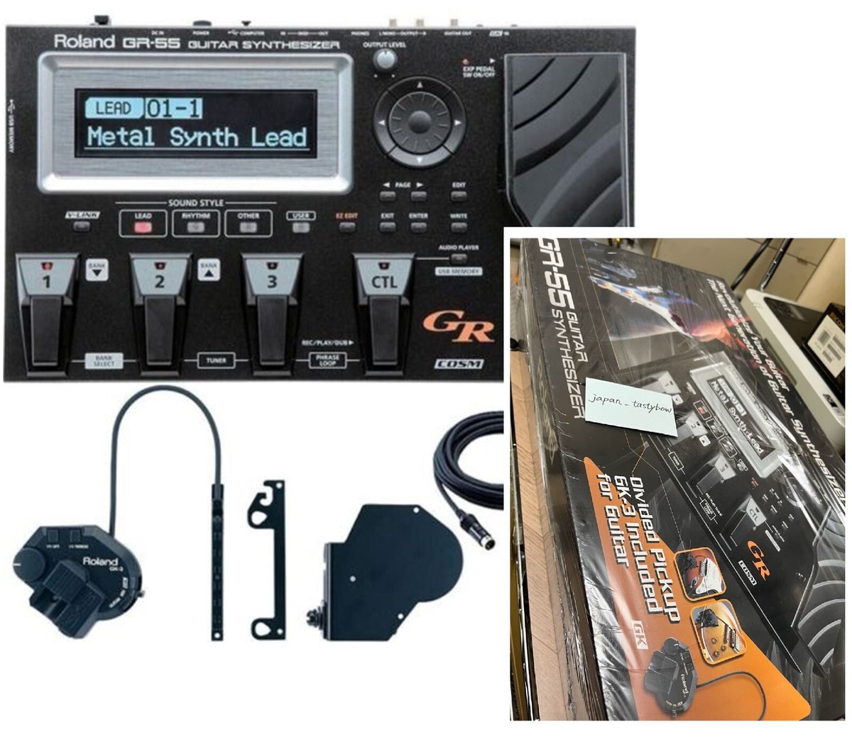Roland GR-55GK-BK Guitar Synthesizer Multi-Effects GR55GK 55 GR55
