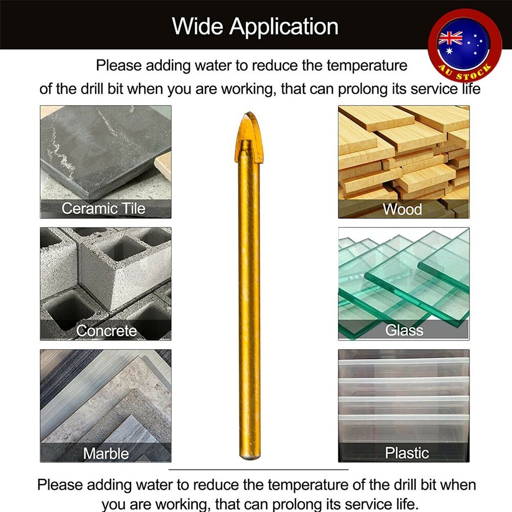 Effortless Drilling in Glass and Ceramic Tiles with 6mm Carbide Drill