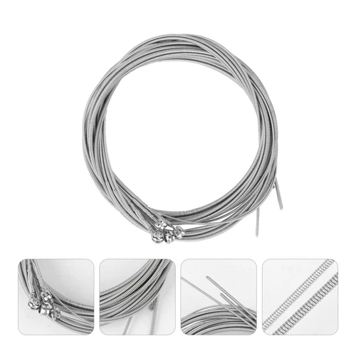  5 Pcs Roundwound Strings Electric Bass Guitar Instrument Replacement