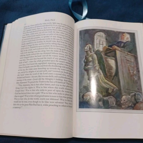 Moby Dick or the Whale by Herman Melville Leather Bound Easton Press 1977 - Picture 17 of 21