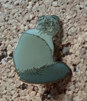 Brosche Brosche Katze Katze Pins Anstecknadeln Atlas Frankreich Schottisches Faltsiegel Tabby Point