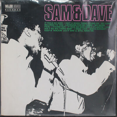SAM & DAVE: sam & dave MAJOR MINOR 12'' LP 33 RPM