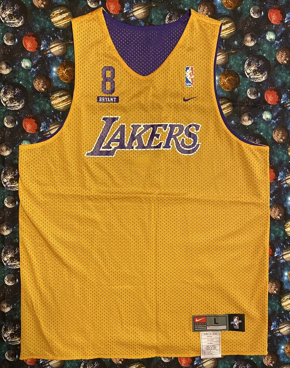 Rare Vintage Nike NBA Los Angeles Lakers Kobe Bryant Reversible Practice  Jersey