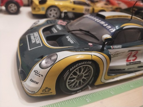 1/18 CHRONO 1997 LOTUS ELISE GT BENETTON A BOLDRINI/M MARTIN HILSINKI GP - Picture 2 of 11