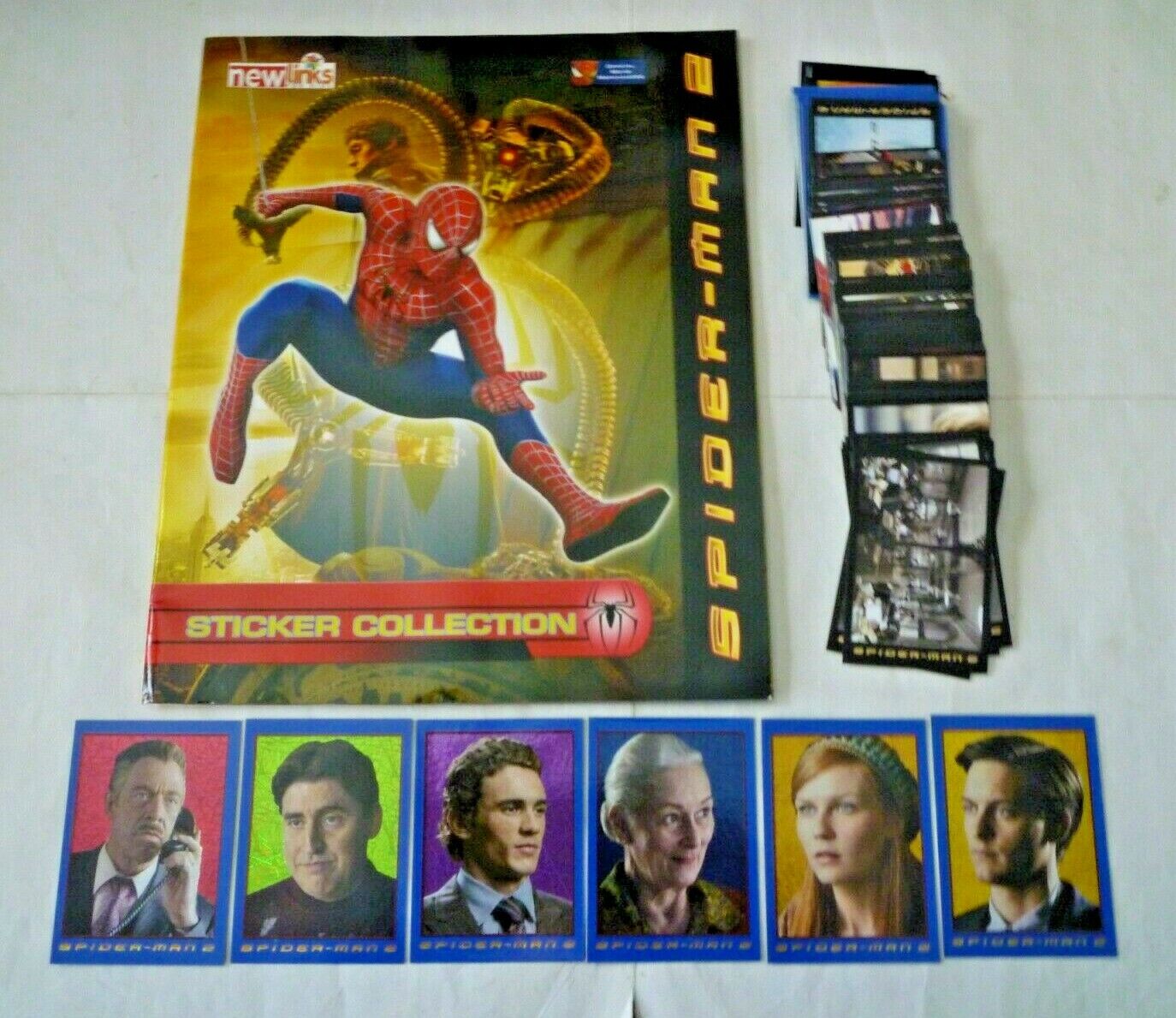 SPIDER-MAN 2 - Marvel 2004 - Album COMPLETO Figurine-Stickers (39