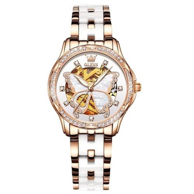 OLEVS Waterproof Luminous Diamonds Dials Automatic Mechanical Women's Watch