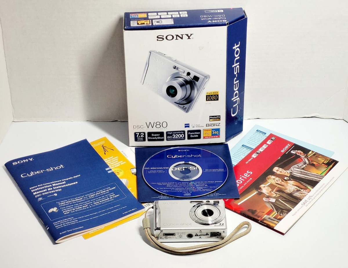 【U2374】 SONY Cyber-shot DSC-W80 ソニー Amazon.com : Sony Cybershot DSCW80 7.2MP Digital Camera with