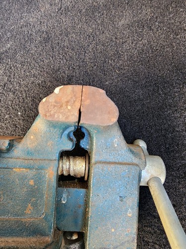 Vintage Drehbackenschraubstock Nr. 63-3 31/2" Made in USA - Bild 9 von 11