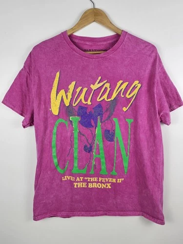 VTG Wu-Tang Clan Live! At "The Fever II " The Bronx Tee Shir Vintage vintage concert t-shirt, vintage, size L, single stitch, B+ condition