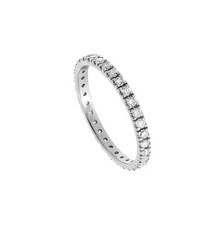 ANELLO VERETTA ETERNITY con DIAMANTI CERTIFICATI 1.00 ct Totale