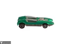 Vintage Mattel 1969 Hot Wheels Redline Splittin' Image Green Toy Car & Button