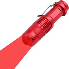 Single Mode Red LED Flashlight, Mini Red Flashlight LED, High Power LED-Red