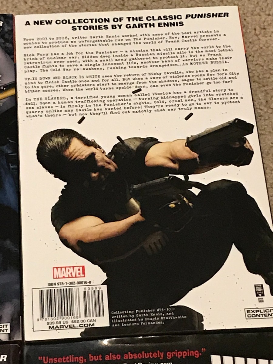 Lot of 4 Punisher Max Complete Collection Vol. 1 2 3, Punisher Max