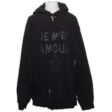 Gina Tricot, Kapuzenpullover, Gr&ouml;&szlig;e: 158/164, Schwarz, Baumwolle/Polyester #TAA