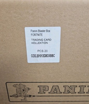 CASE Karton Panini Fortnite 2019 20x Blaster Box Series 1 OVP Factory Sealed TOP