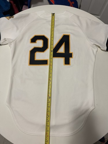 Rawlings Barry Bonds Pittsburgh Pirates home jersey Sz 44 Large - Picture 14 of 15
