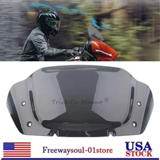 10" Smoke Windshield Wind Shield Fit For Harley Street Glide FLHX/I 2024 -later
