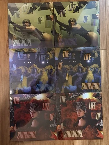 Taylor Swift The Life of a Showgirl - 6 Vinyl Variants New Sealed