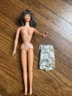 Vintage 1970 Mattel Barbie #1116 Dramatic New Living Brunette Hair Doll As Is