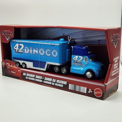 Disney Pixar Cars CAL WEATHERS HAULER Dinoco #42 Diecast Truck 1