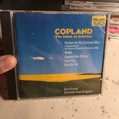 Telarc Copland The Music of America CD Erich Kunzel Cincinnati Pops Orchestra