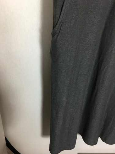 M&S Dress Grey Sleeveless Flexifit The Lounge Edit Stretch Dress Pocket UK 24 - Picture 7 of 24