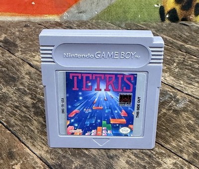 VINTAGE 1989 NINTENDO GAMEBOY TETRIS GAME RETRO BUILDING BLOCKS TESTED & WORKS