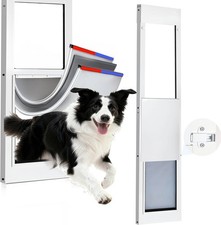 Sliding Glass Door for Dogs 3-Layer Reinforce Door Flap,Insulation Anti Deform