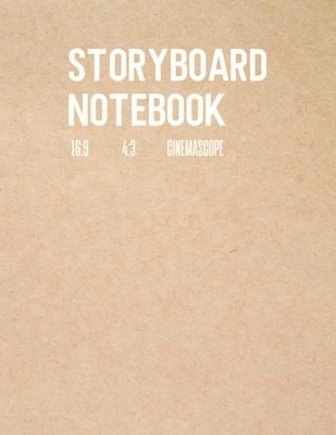 Storyboard Notebook ***NEW*** - 16:9 - 4:3 - Cinemascope. 2 frames per page, 120