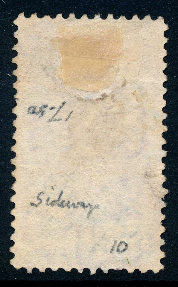 Australia del Sur 1886 50/ sello postal-fiscal carmín, Scott 87a ingresos cancelar Foto 2 de 4