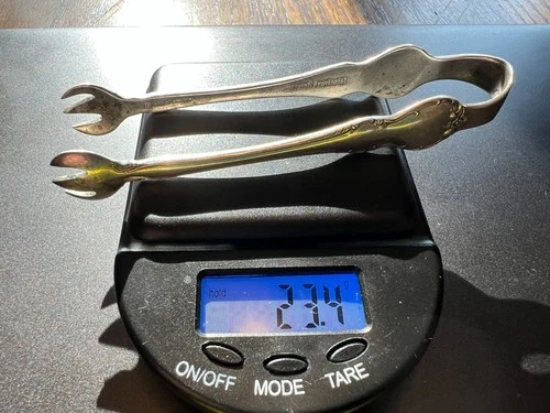 Towle Sterling Silver French Provincial Sugar Tongs