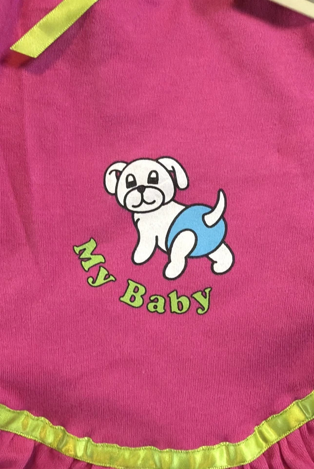 Собака мой ребенок мягкое платье East Side коллекции размер Smal маленькая собака розовый платье новый с Ярлыками - Изображение 2 из 4