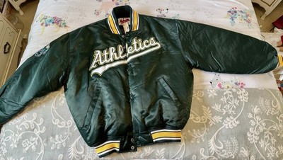 Vintage Starter Oakland Athletics Bomber Jacket Size Mens Large