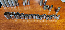 1936 Snap-on 12 Socket Set. 1936 Snap-on 12 Socket Set.