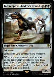Interceptor, Shadow's Hound (Surge Foil) #47 Commander: Final Fantasy