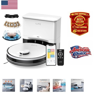 Advanced A30 Pro Robot Vacuum - Self-Emptying, 150 Min Battery Life, HEPA Filter