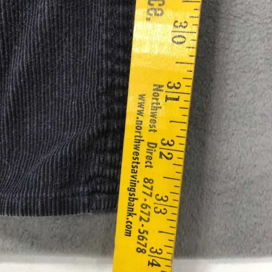 Calça de veludo masculina vintage anos 80 LEE Riders 36X34 azul feita nos EUA hipster grunge - Imagem 4 de 4