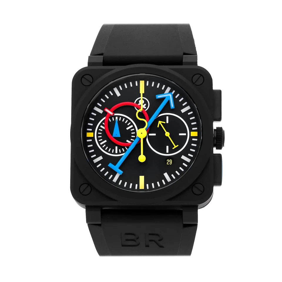 Reloj Bell & Ross x Alain Silberstein BR 03-94 Krono 22 Limited BR0394-AS-CE/SRB