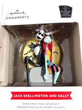Hallmark Nightmare Before Christmas Ornament JACK SKELLINGTON AND SALLY New D2