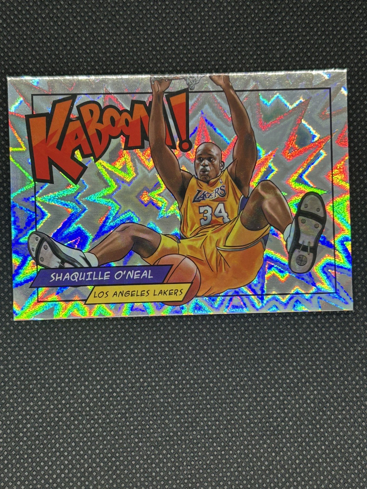 2018 Panini Rewards Kaboom Shaquille O'Neal Los Angeles Lakers K-SO Card
