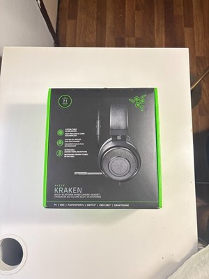 Razer Kraken Wired Gaming Headset   7.1 Surround Sound   Multi-Platform (PC, PS4