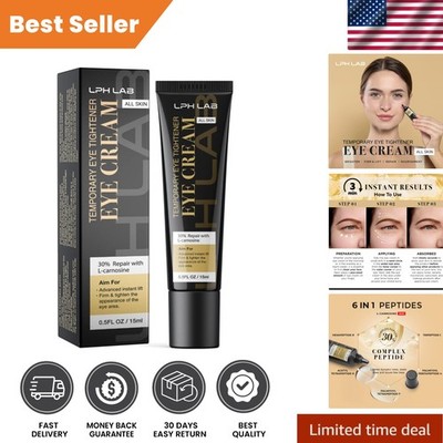 Peptide-Powered Eye Cream - Instantly Reduces Eye Bags & Fine Lines, 0.5 Fl Oz