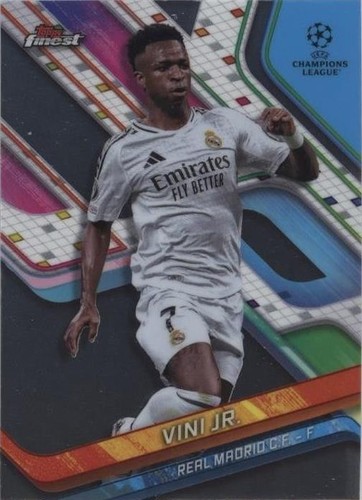 Vini Vinicius Jr. 2023-24 Topps Finest UEFA Chrome Orange