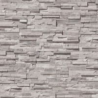 Bb51150-Bricks Und Vieles Mehr Ziegel Effekt Silbergrau Galerie Tapete