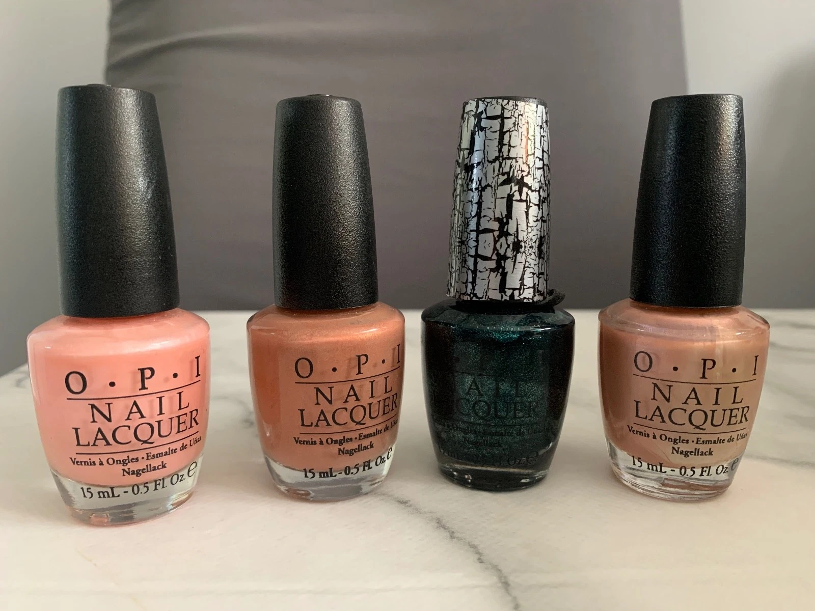 Joblot 4 x Opi Nail Lacquer 15ml
