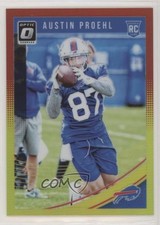 2018 Donruss Optic Rookies Red & Yellow Prizm Austin Proehl #119 fm0