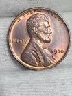 1930-P Wheat Cent Penny,  Uncirculated As Shown.