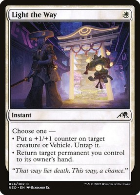 Light the Way Foil (024) Kamigawa: Neon Dynasty NEO MTG Magic