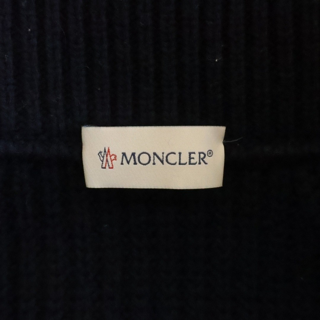 Moncler 20aw Cardigan Tricot Knit Switched Down Jacket Navy F20939B51800 Used f7 thumbnail 7