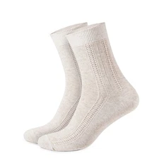 FlaxSox, Thin Breathable Organic Linen Socks for Men, Pack of 3 (Size: Medium)